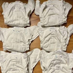 Esembly Baby size 1 fitted cloth diaper inners set of 6